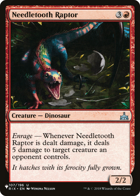 Needletooth Raptor (RIX-107)