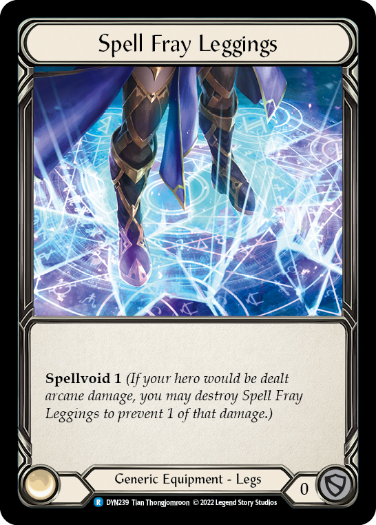 Spell Fray Leggings [DYN239] (Dynasty)  Rainbow Foil | Silver Goblin