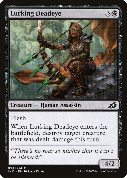 Lurking Deadeye [Ikoria: Lair of Behemoths] Foil