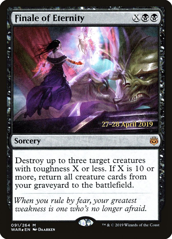 Finale of Eternity [War of the Spark Prerelease Promos] | Silver Goblin