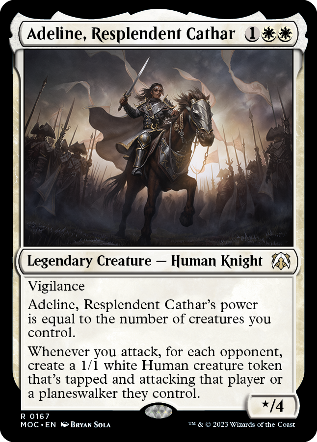 Adeline, Resplendent Cathar [March of the Machine Commander] | Silver Goblin