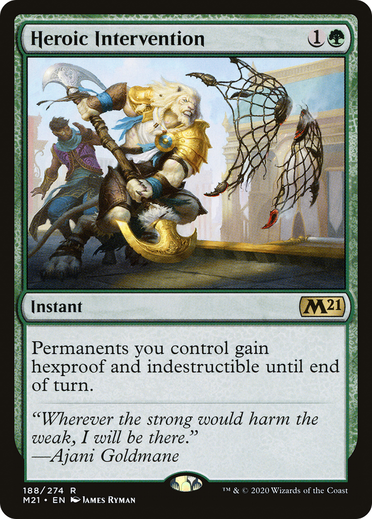 Heroic Intervention [Core Set 2021] Foil