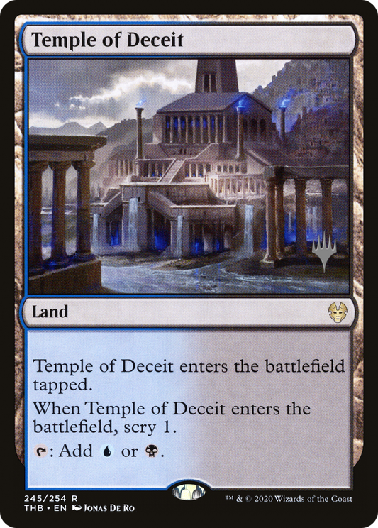 Temple of Deceit (Promo Pack) [Theros Beyond Death Promos] Foil