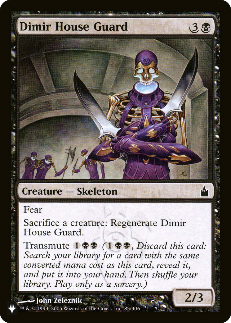 Dimir House Guard [The List Reprints] | Silver Goblin