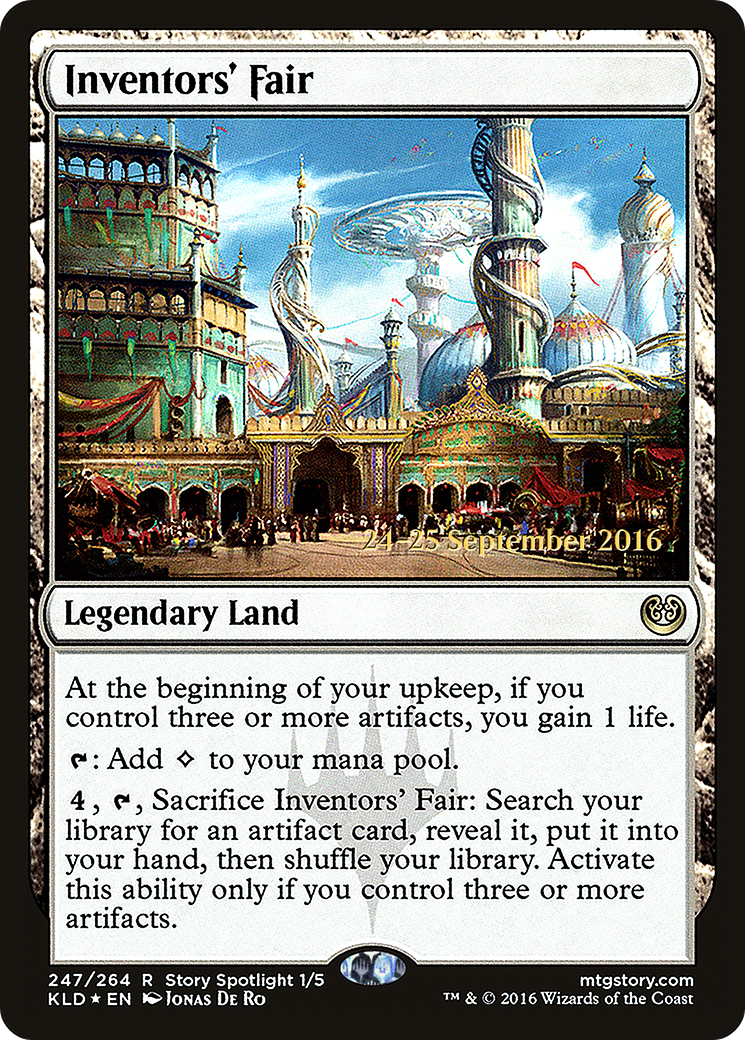 Inventors' Fair [Kaladesh Prerelease Promos] | Silver Goblin