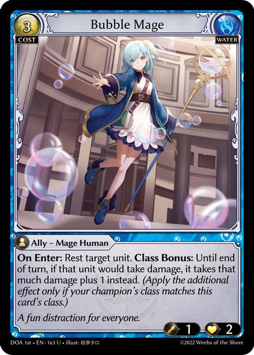 Bubble Mage (163) [Dawn of Ashes: 1st Edition] Foil