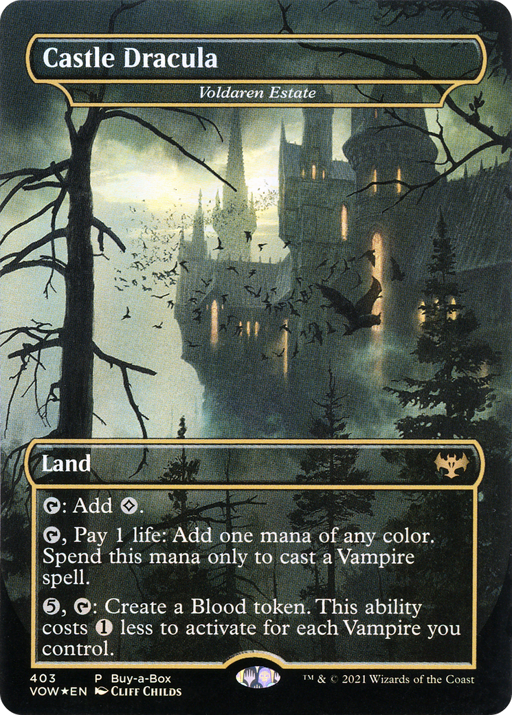 Voldaren Estate - Castle Dracula (Buy-A-Box) [Innistrad: Crimson Vow] | Silver Goblin