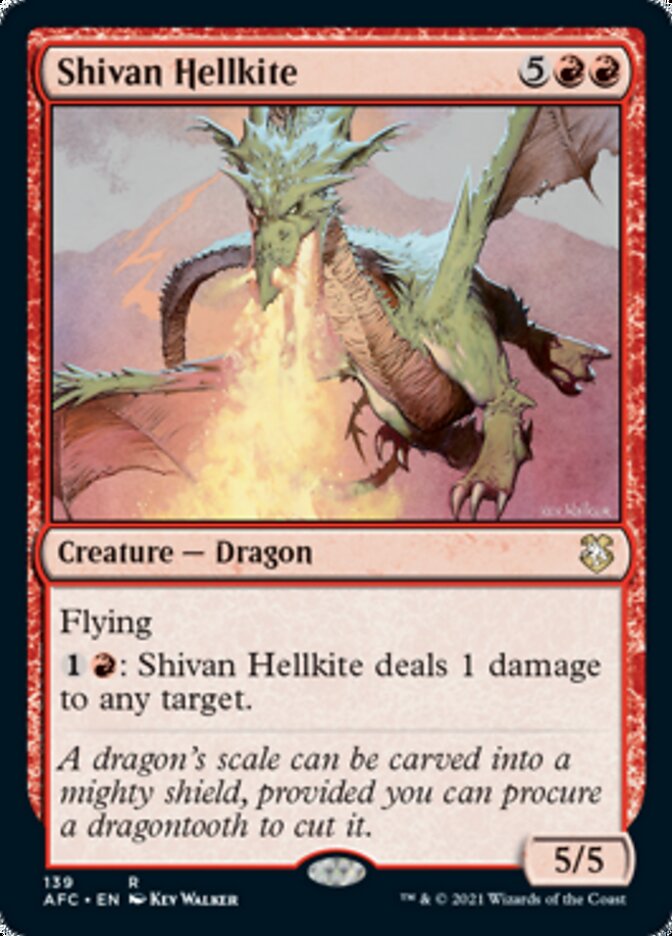 Shivan Hellkite [Dungeons & Dragons: Adventures in the Forgotten Realms Commander] | Silver Goblin