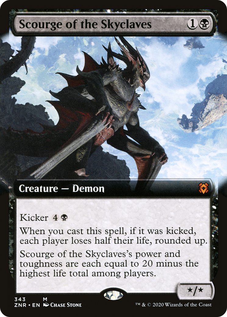Scourge of the Skyclaves (Extended Art) [Zendikar Rising] Foil