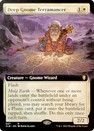 Deep Gnome Terramancer (Extended Art) [Commander Legends: Battle for Baldur's Gate] | Silver Goblin