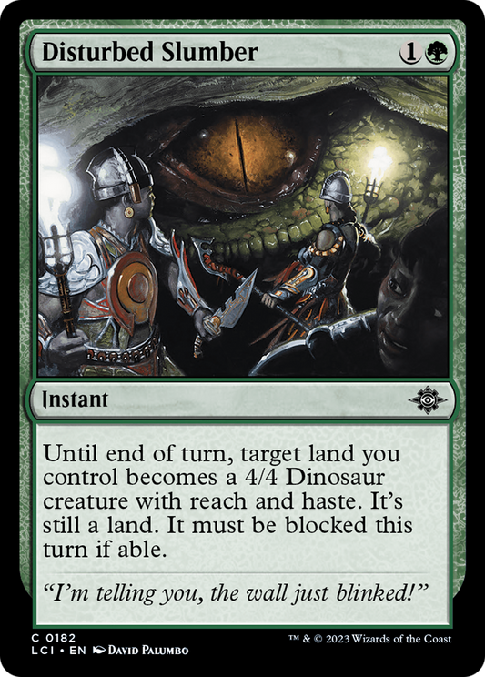 Disturbed Slumber [The Lost Caverns of Ixalan] Foil