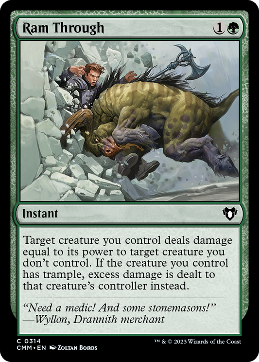 Ram Through [Commander Masters] Foil