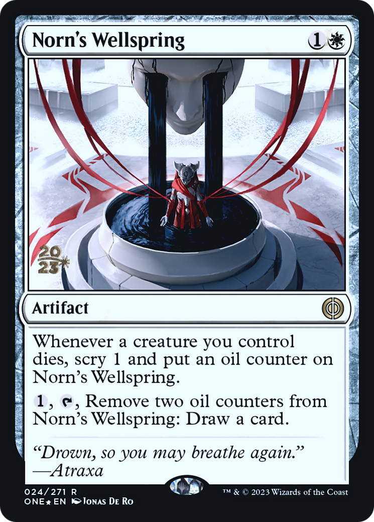 Norn's Wellspring [Phyrexia: All Will Be One Prerelease Promos] | Silver Goblin