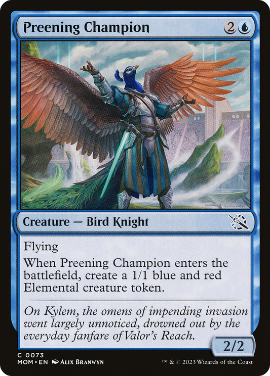 Preening Champion [March of the Machine] Foil