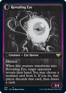 Concealing Curtains // Revealing Eye [Innistrad: Double Feature] Foil