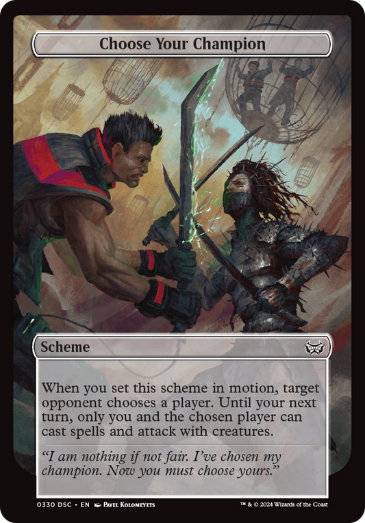 Choose Your Champion (330)