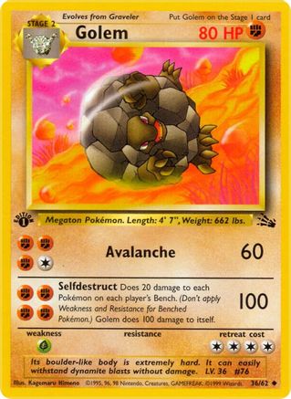 Golem (36) (1st Edition) - Fossil