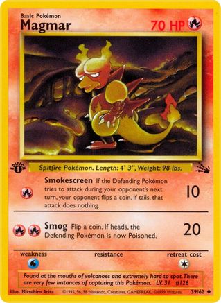 Magmar (39) (1st Edition) - Fossil