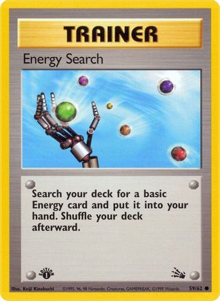 Energy Search (59) 1st Edition - Fossil
