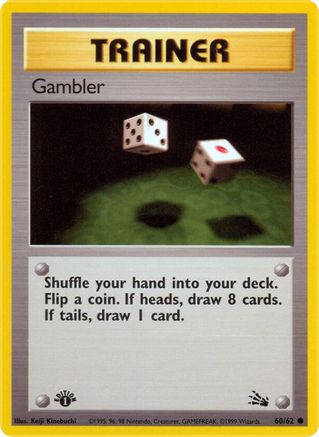 Gambler (60/62) [Fossil Unlimited] | Silver Goblin