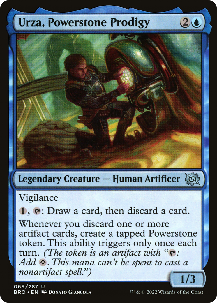 Urza, Powerstone Prodigy [The Brothers' War] Foil