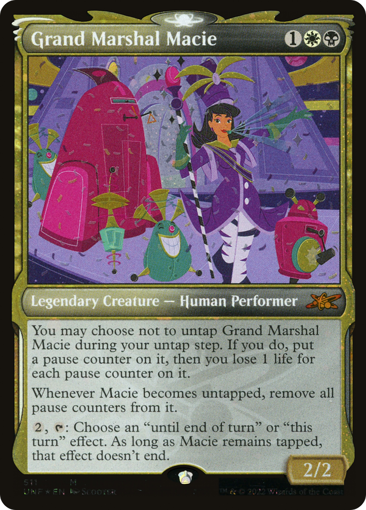 Grand Marshal Macie (Showcase) (Galaxy Foil) [Unfinity]