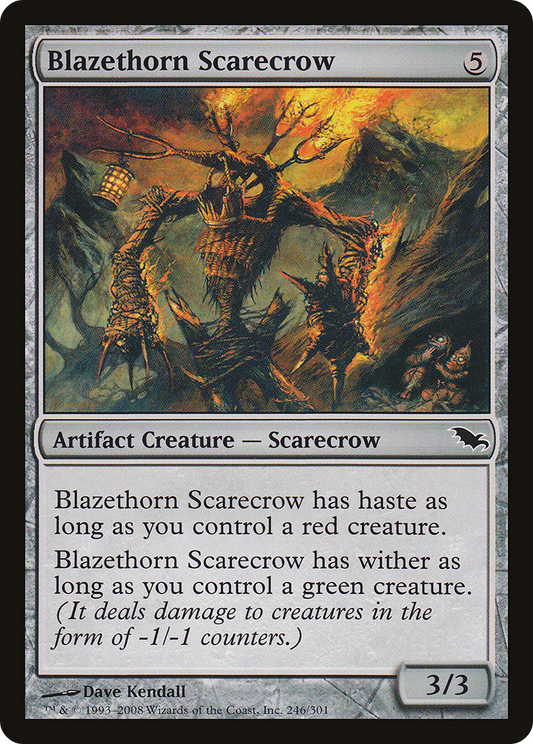 Blazethorn Scarecrow [Shadowmoor] Foil