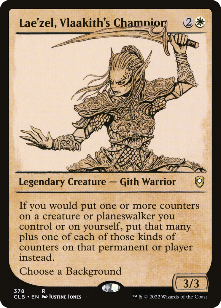 Lae'zel, Vlaakith's Champion (Showcase) (378) Foil - Commander Legends: Battle for Baldur's Gate