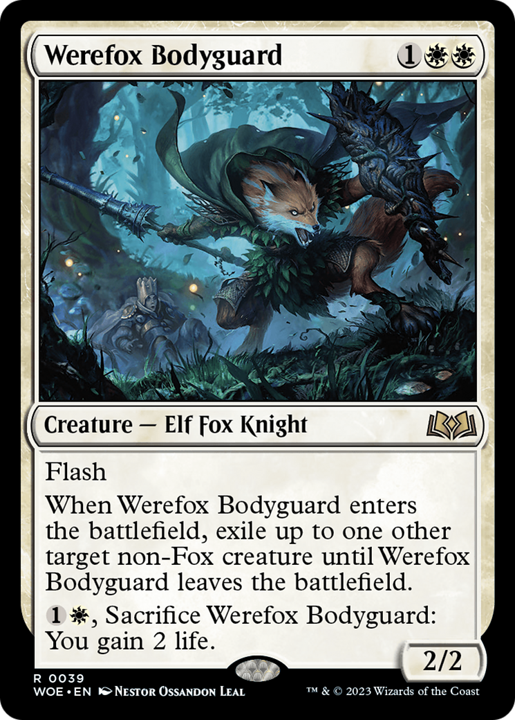 Werefox Bodyguard [Wilds of Eldraine] Foil