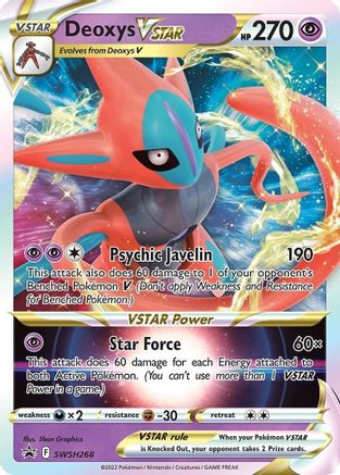 Deoxys VSTAR - SWSH268 (SWSH268) Holofoil - SWSH Sword & Shield Promo Cards