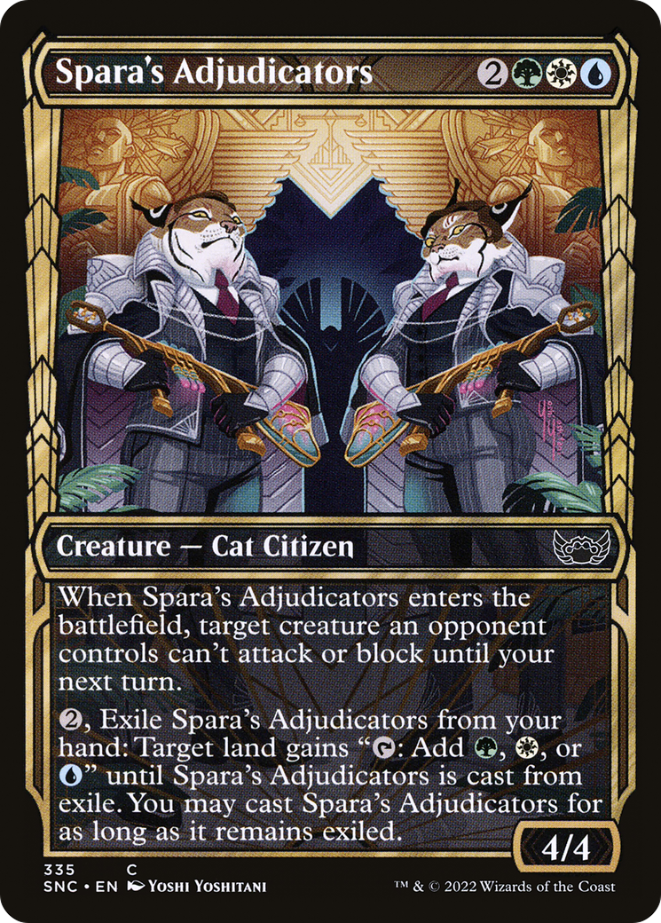 Spara's Adjudicators (Showcase Golden Age) [Streets of New Capenna] Foil