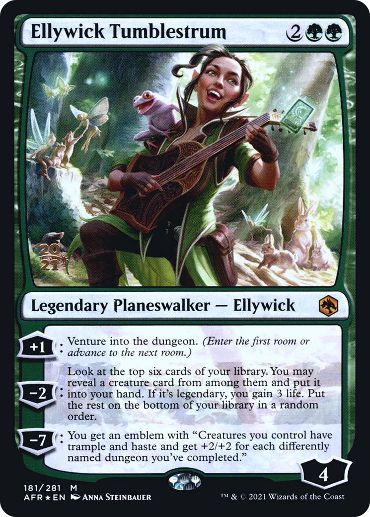 Ellywick Tumblestrum [Dungeons & Dragons: Adventures in the Forgotten Realms Prerelease Promos] | Silver Goblin