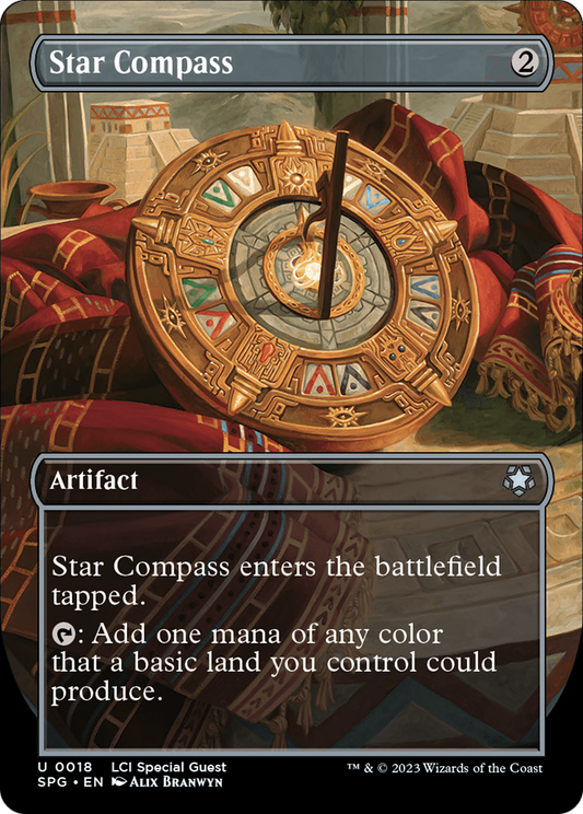 Star Compass (Borderless) [The Lost Caverns of Ixalan Special Guests] Foil