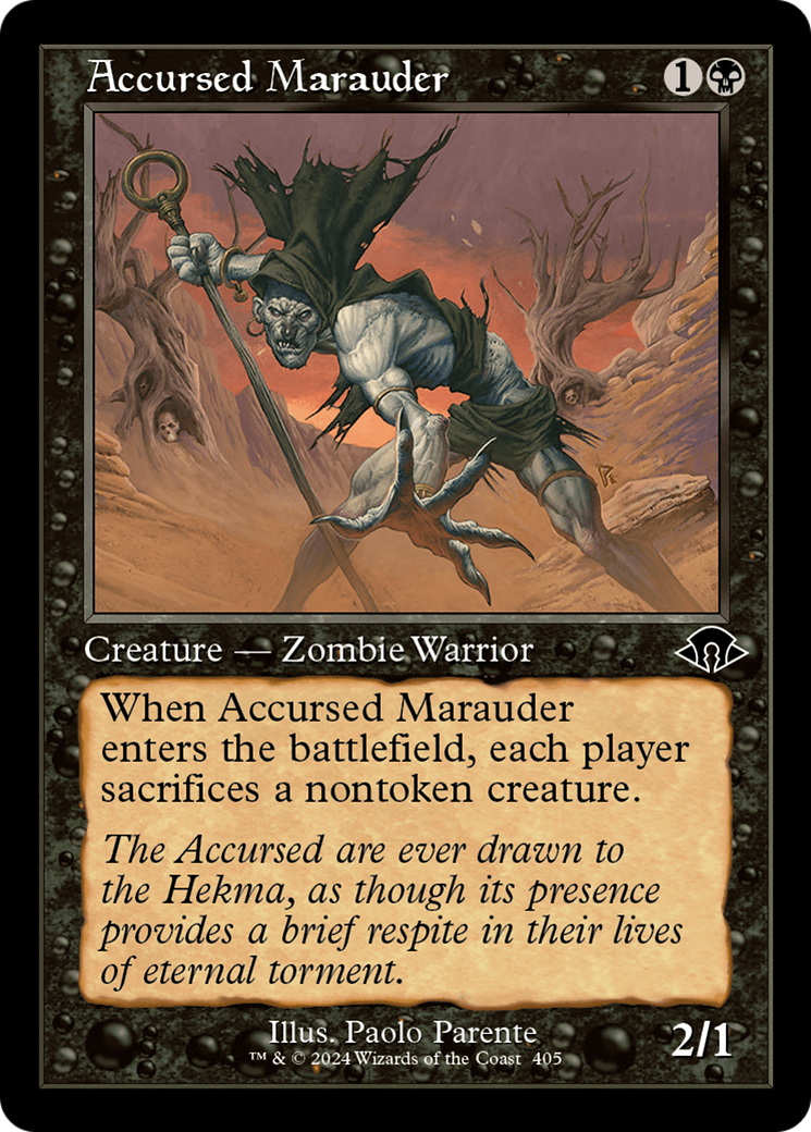 Accursed Marauder (Retro Frame) [Modern Horizons 3] Foil