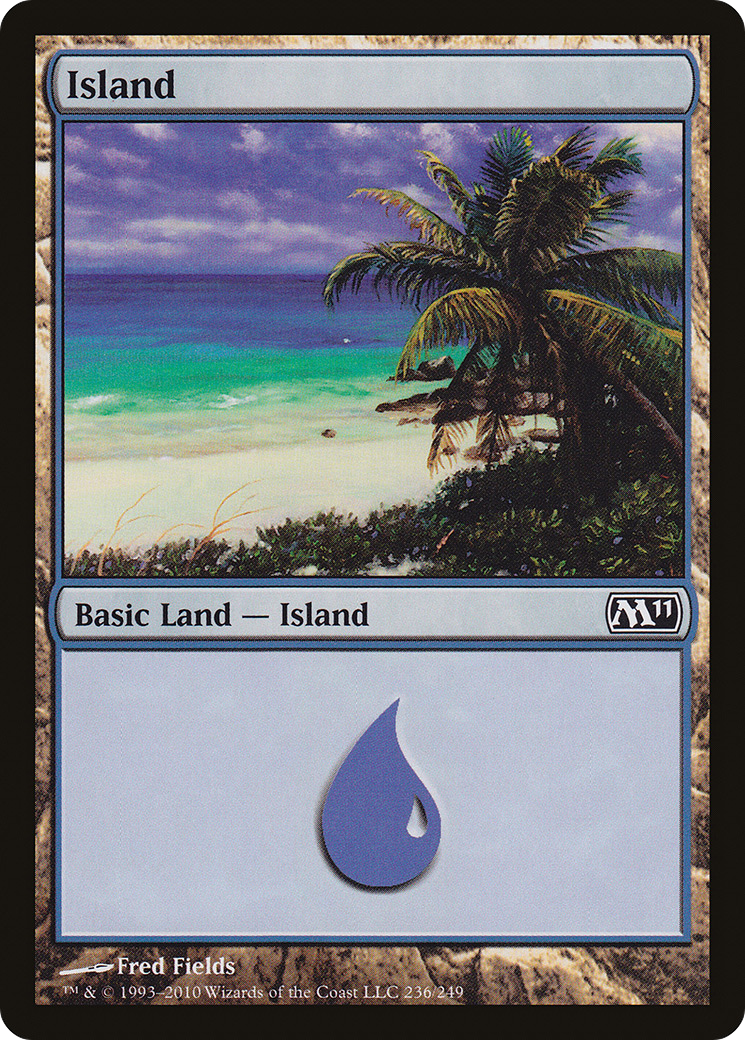 Island (236) Foil - Magic 2011