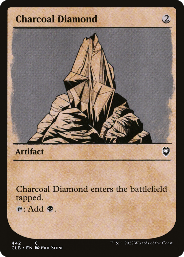 Charcoal Diamond (Showcase) [Commander Legends: Battle for Baldur's Gate] Foil