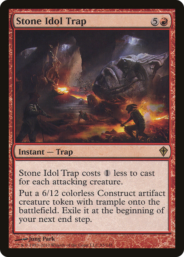Stone Idol Trap (093) Foil - Worldwake