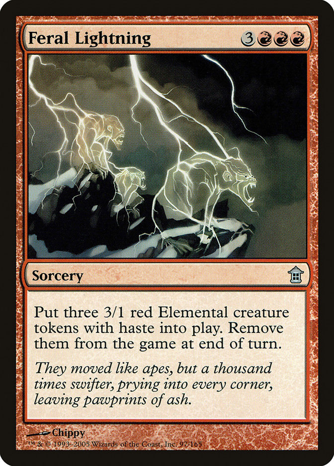 Feral Lightning [Saviors of Kamigawa] | Silver Goblin