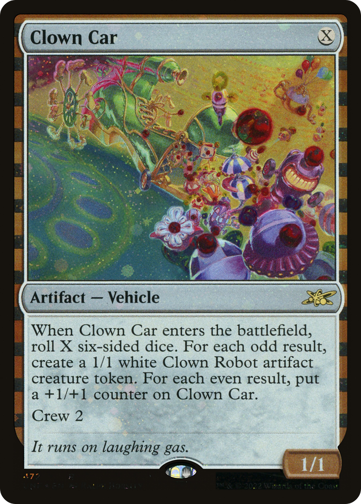 Clown Car (Galaxy Foil) [Unfinity] | Silver Goblin