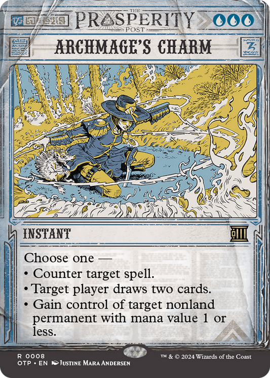 Archmage's Charm [Outlaws of Thunder Junction: Breaking News] Foil