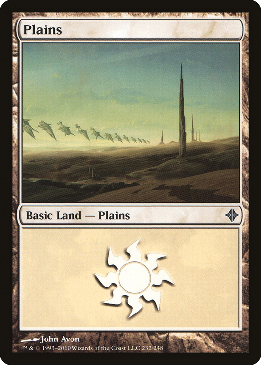 Plains (232) [Rise of the Eldrazi] Foil