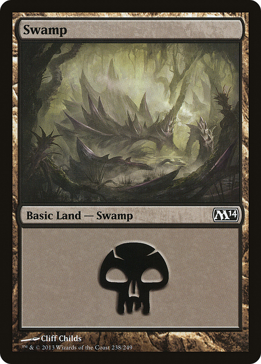 Swamp (238) [Magic 2014] Foil