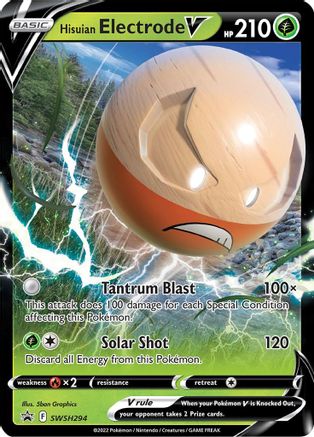 Hisuian Electrode V (SWSH294) [Sword & Shield: Black Star Promos] | Silver Goblin