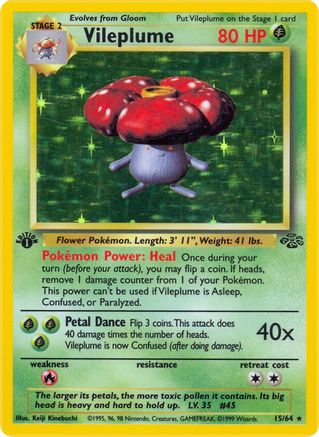 Vileplume (15/64) [Jungle Unlimited] | Silver Goblin