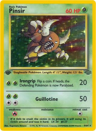 Pinsir (9/64) [Jungle 1st Edition]