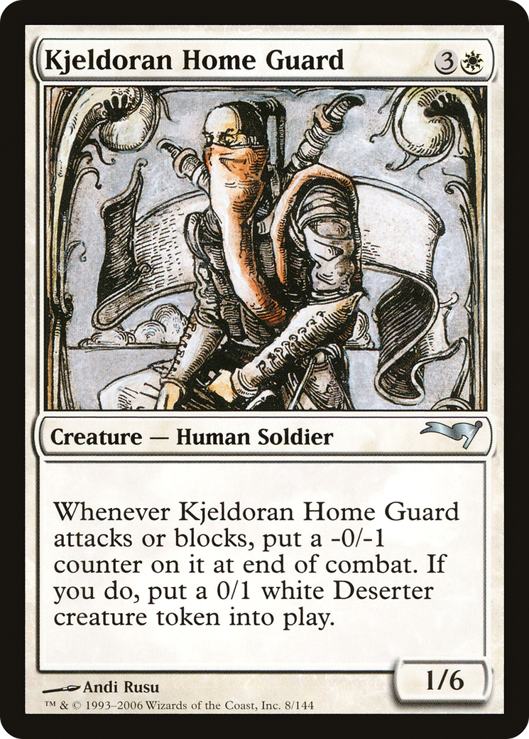 Kjeldoran Home Guard [Coldsnap Theme Decks] | Silver Goblin