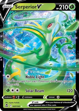 Serperior V (7) Holofoil - Silver Tempest