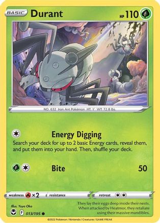 Durant (13) Reverse Holofoil - Silver Tempest