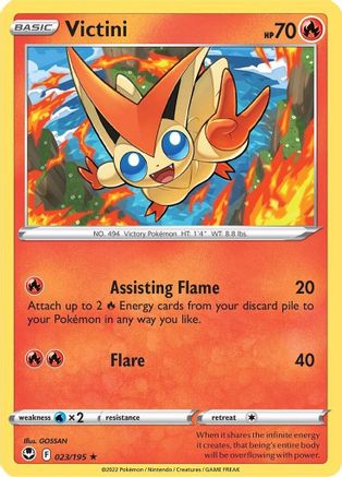 Victini (23) Reverse Holofoil - Silver Tempest