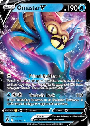 Omastar V (35) Holofoil - Silver Tempest
